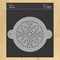 Round Medallion Cake Stencil | C098 by Designer Stencils | Cake Decorating Tools |